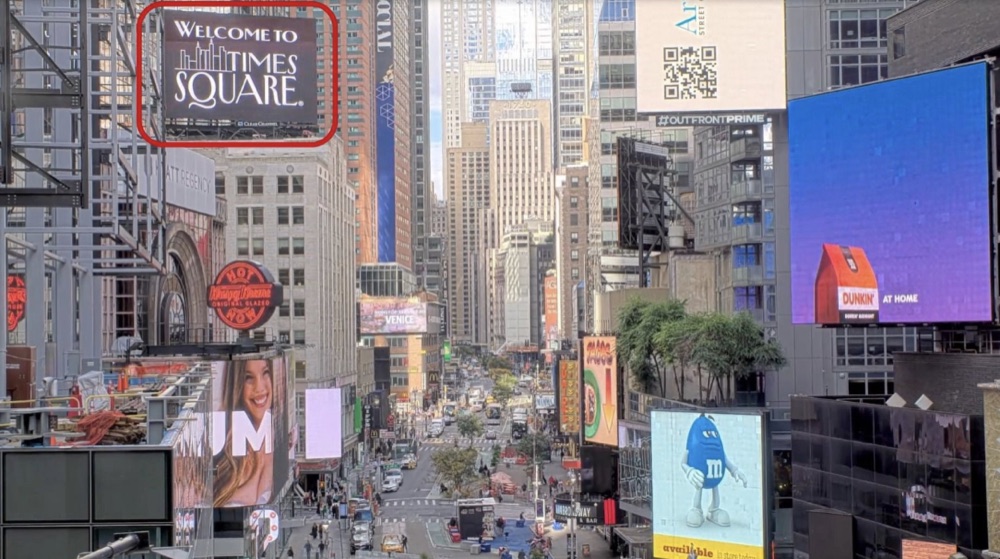 Telão Pelé · 1560 Broadway